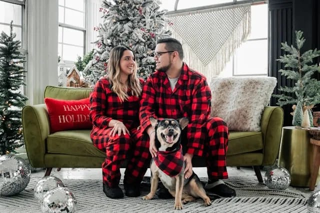 Matching Pajamas For Couples Christmas